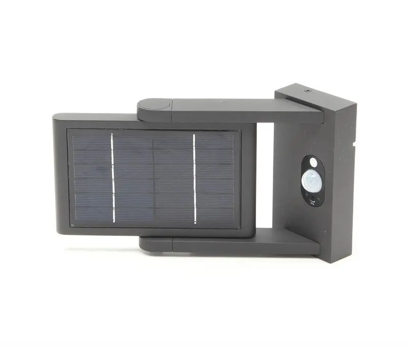 Solar Wandleuchte LED Premium I mit Sensor, schwenkbar