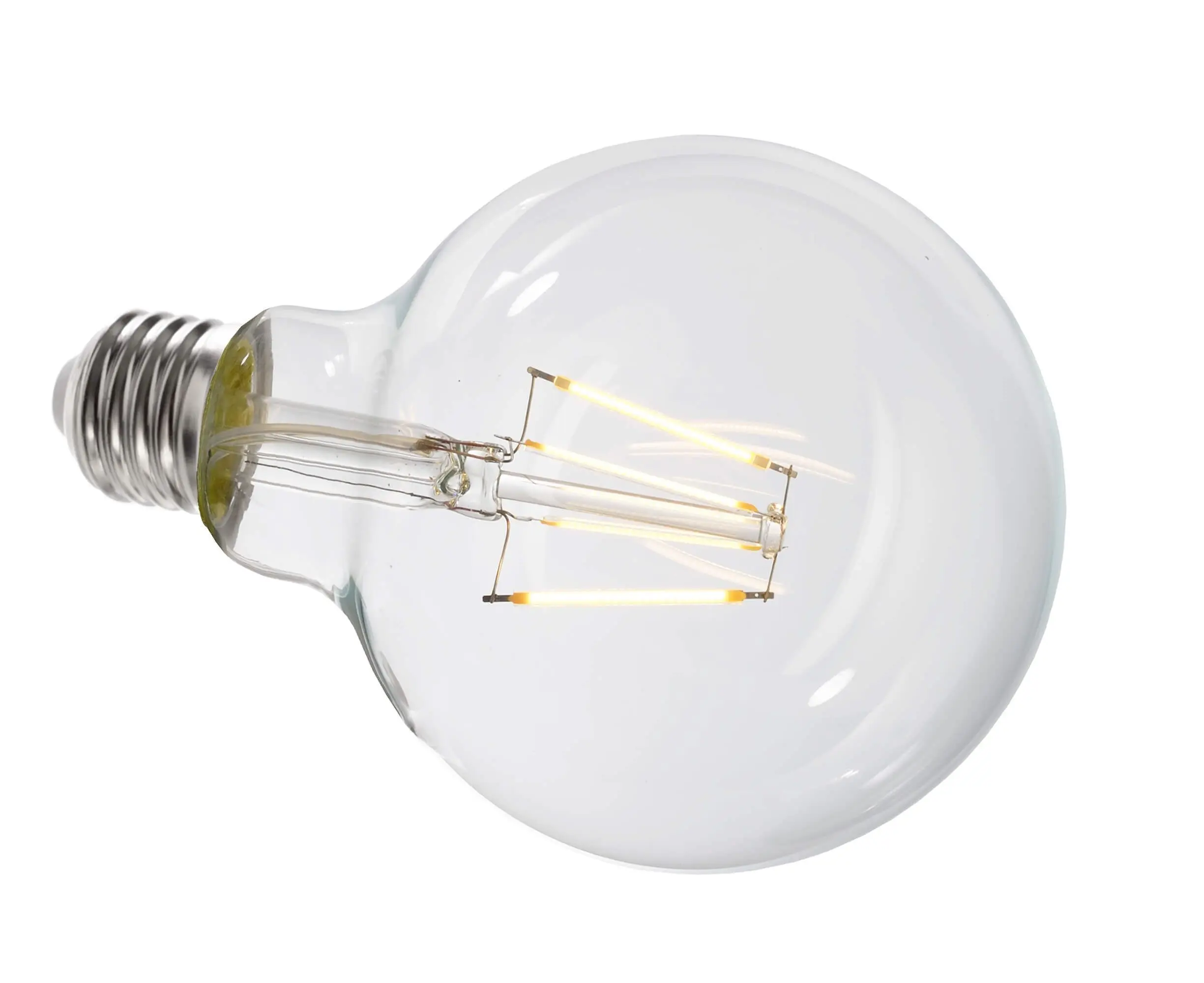 LED-Lampe Filament G95 E27, 4,4W, 2700K, 450lm