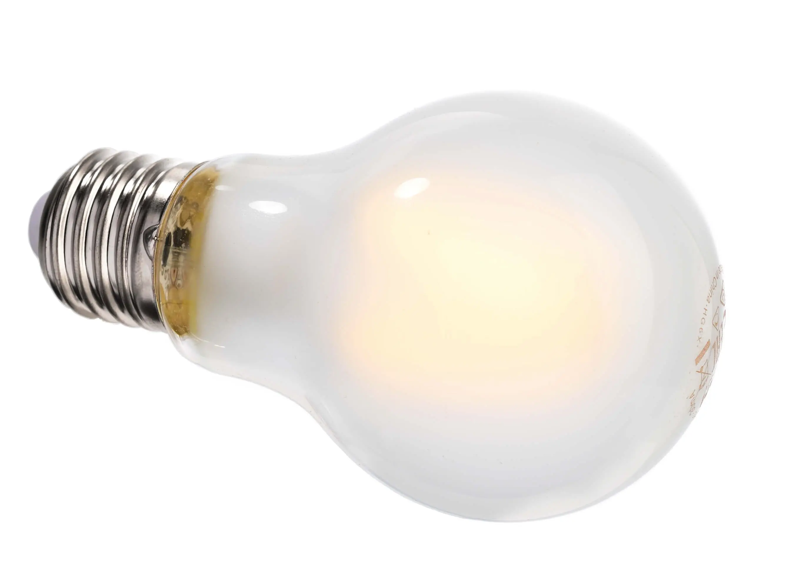 LED-Lampe Filament E27 4,4W, 2700K, milchig