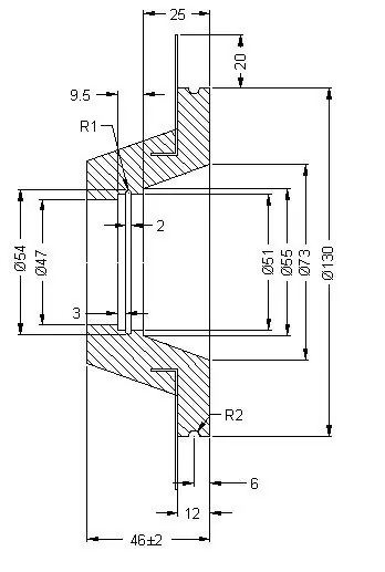 Einbaulampe Xeria aus Gips in weiß rund Ø13cm