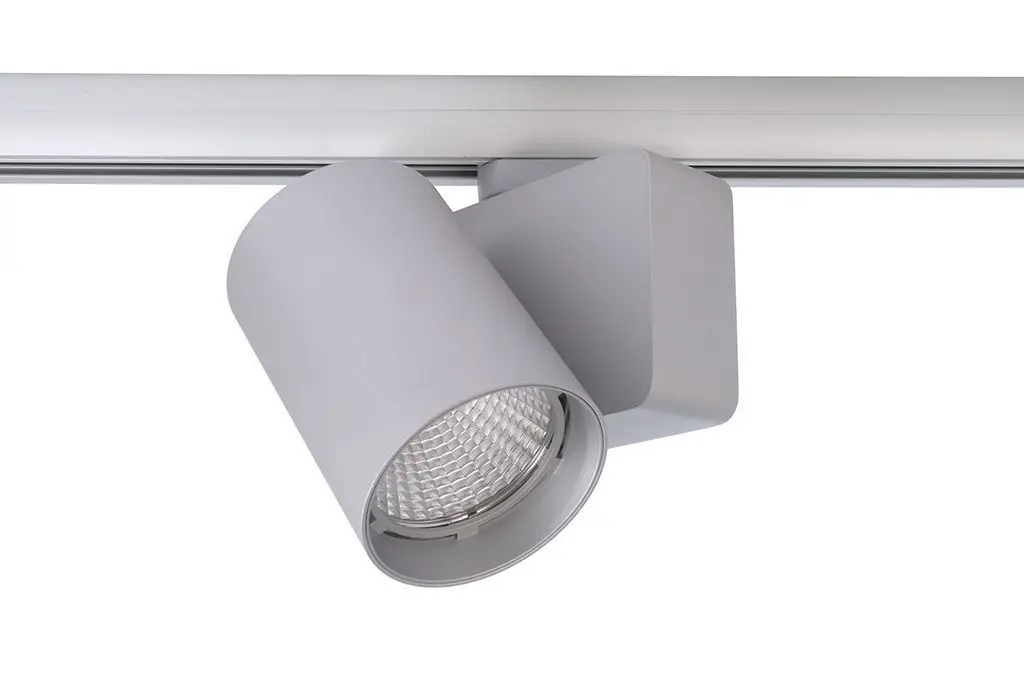 3-Phasen LED-Strahler Nihal Maxi 3000K Ø 8.6cm silber