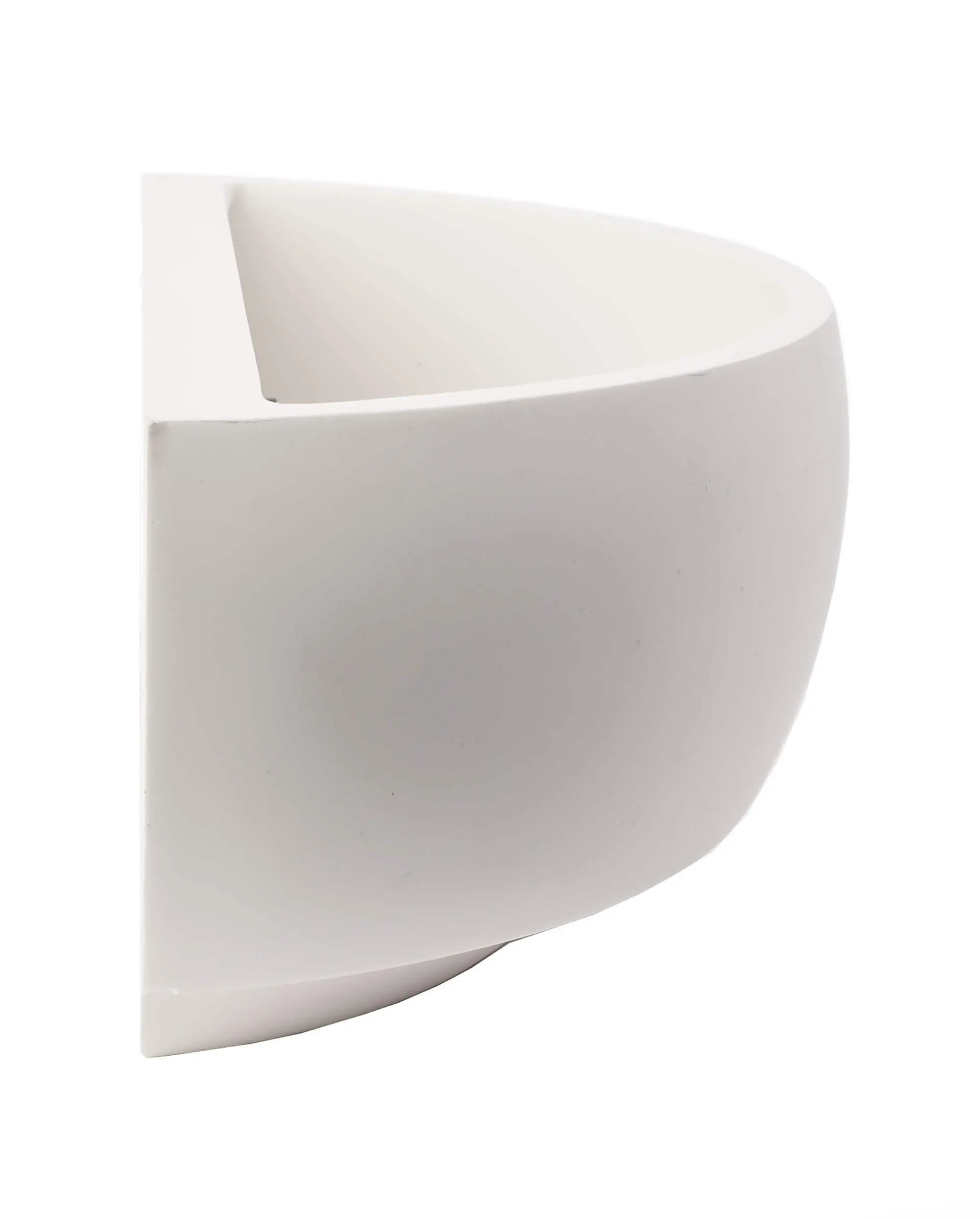 Wandlampe Twynnda Round Up&Down aus Gips 1-flammig