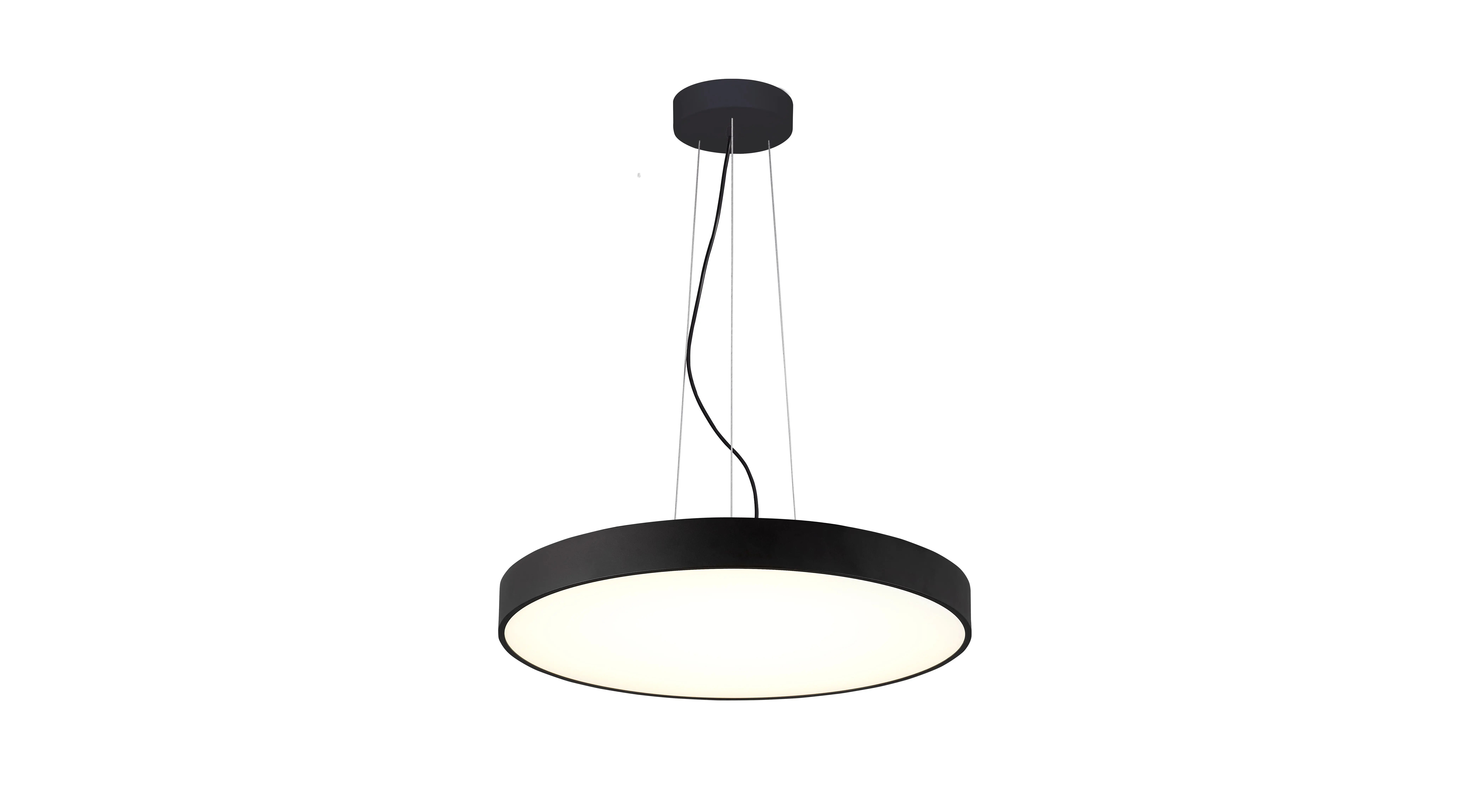 LED-Pendelleuchte Menkar 3000/4000K Ø 80cm, schwarz