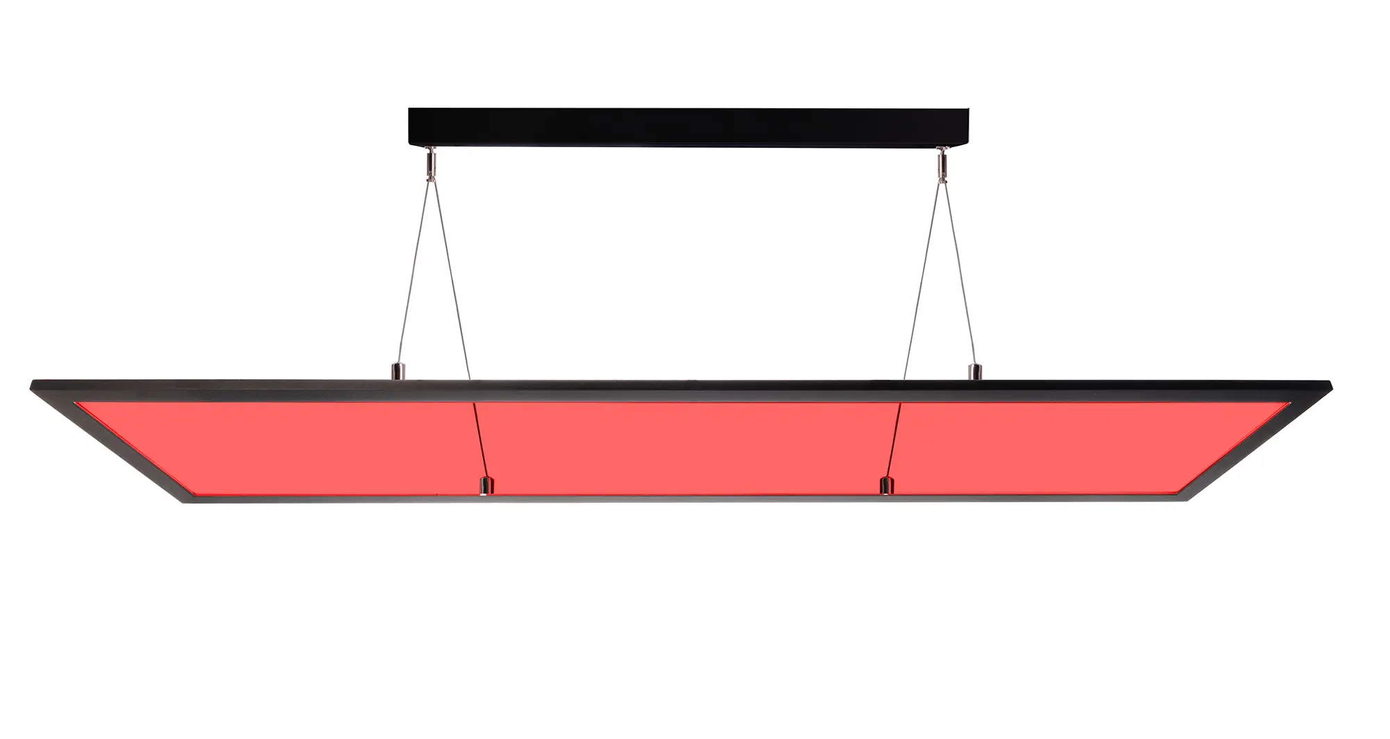 LED-Pendelleuchte Event-Panel RGBWW 63W in schwarz