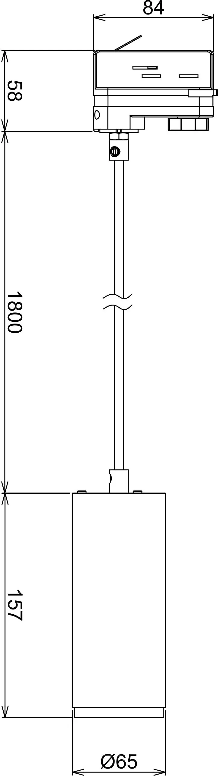 3-Phasen LED Pendelleuchte Lucea 10 3000K/4000K schwarz