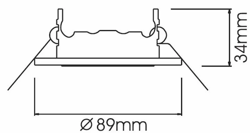 Einbaustrahler Tecno I schwenkbar Ø 8,9cm kupfer