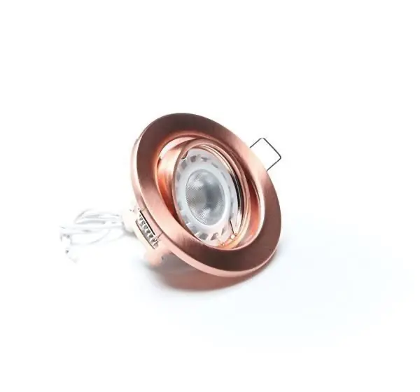 Einbaustrahler Tecno I schwenkbar Ø 8,9cm kupfer