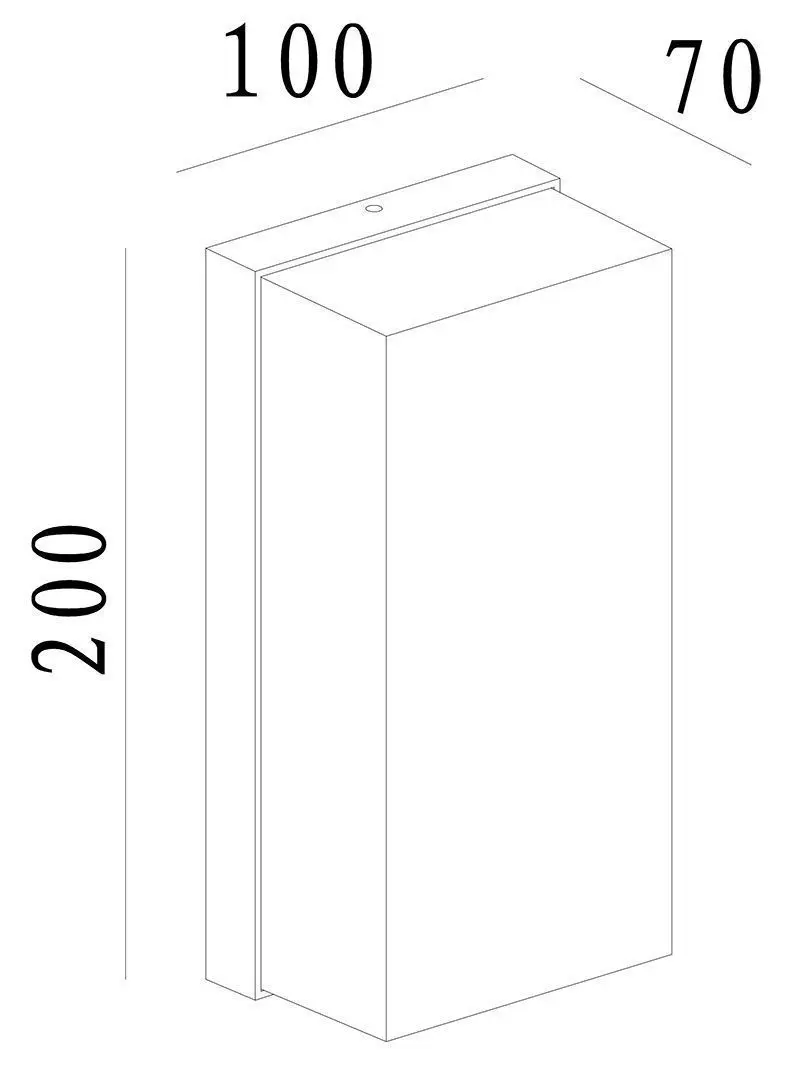 LED-Außenwandleuchte Grumium Diagonal Lines eckig CCT