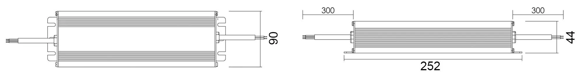 LED-Treiber Netzgerät IP67 DC/CV 24V, 320W, 0-13340mA