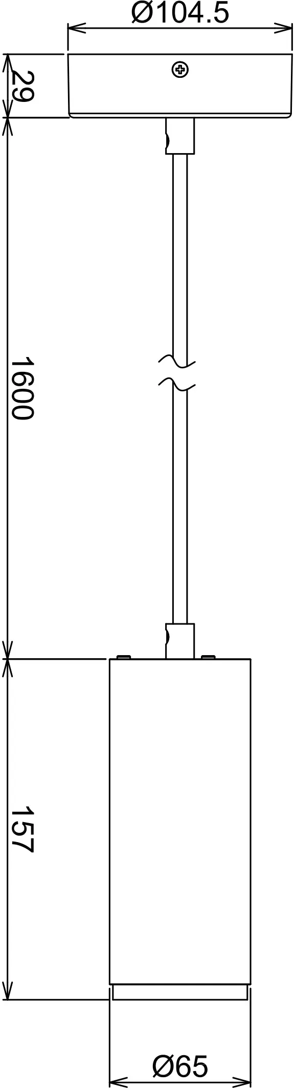 LED-Pendelleuchte Lucea 10 Switch 3000K/4000K schwarz