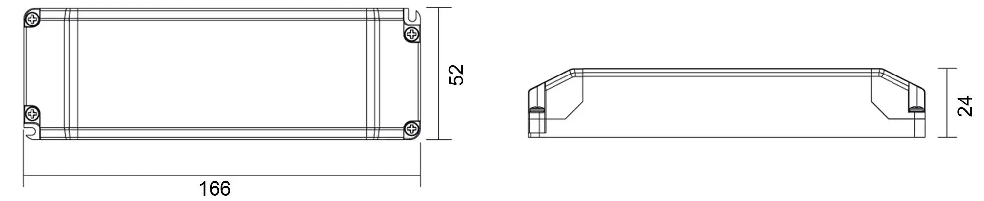 LED-Treiber Basic dimmbar DC/CC 40-80V, 20-40W, 500mA