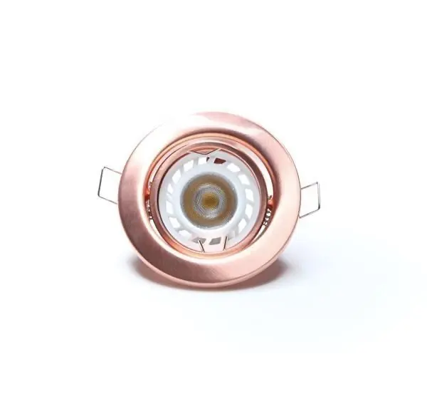 Einbaustrahler Tecno I schwenkbar Ø 8,9cm kupfer
