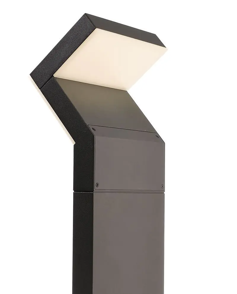 LED- Wegeleuchte Taygeta Double, dunkelgrau, 100cm