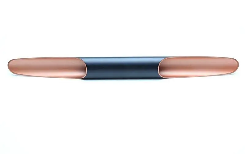 LED-Wandlampe Apodis Up&Down schwarz roségold 80cm
