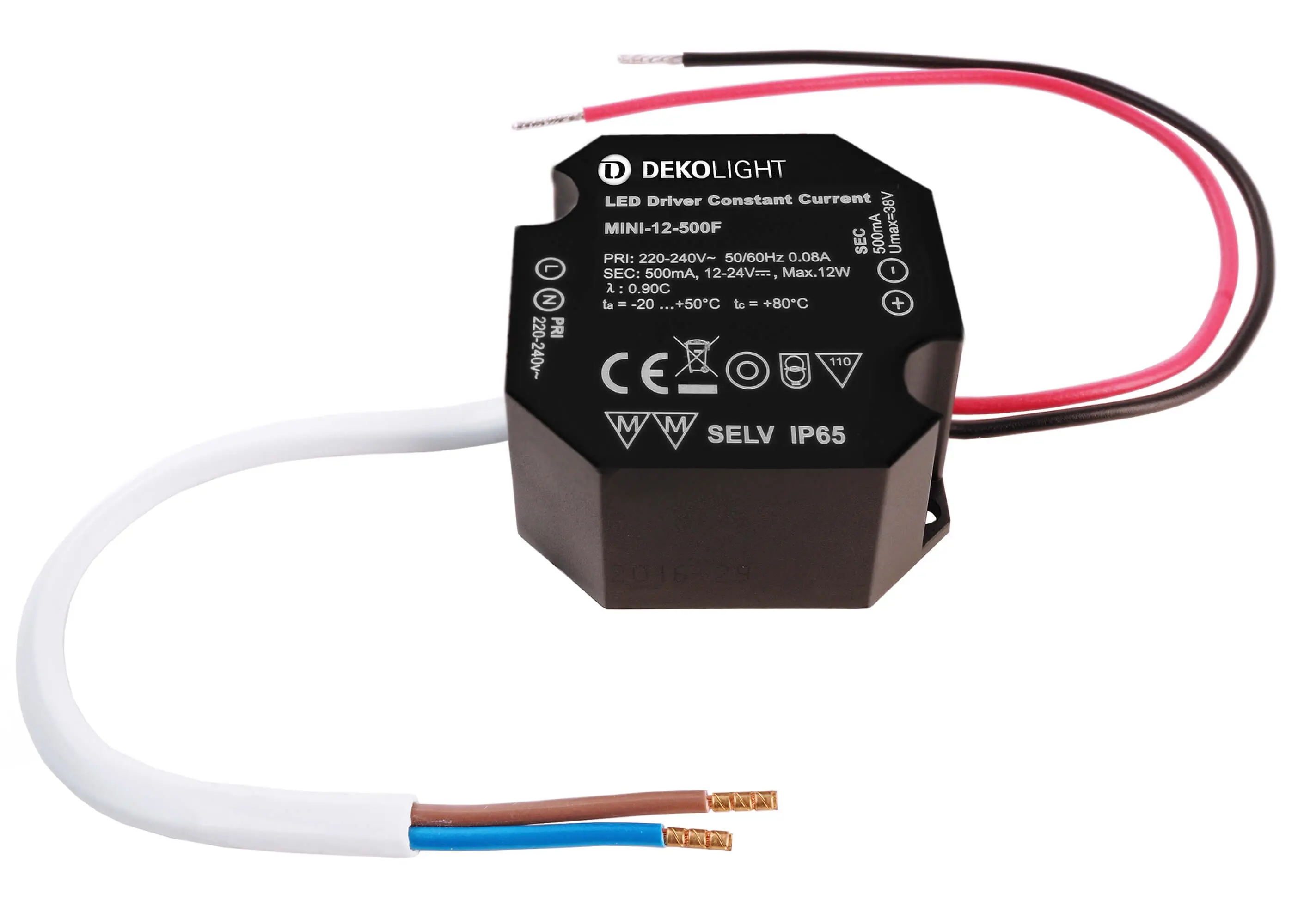 LED-Netzgerät Octo DIM CC 12-24V DC 6-12W IP65, 500mA