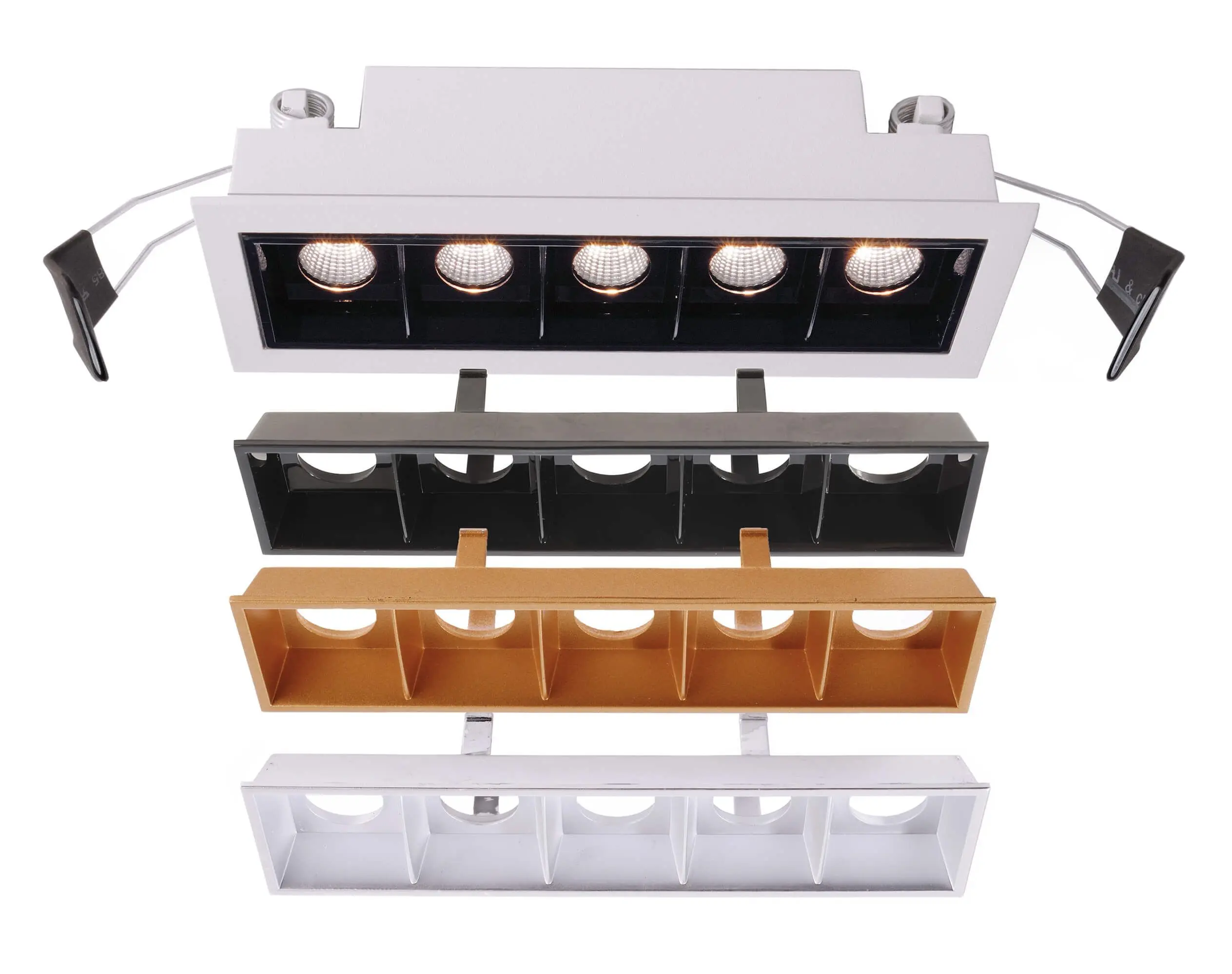 LED-Einbauleuchte Ceti 5 versch. Reflektoren 10W