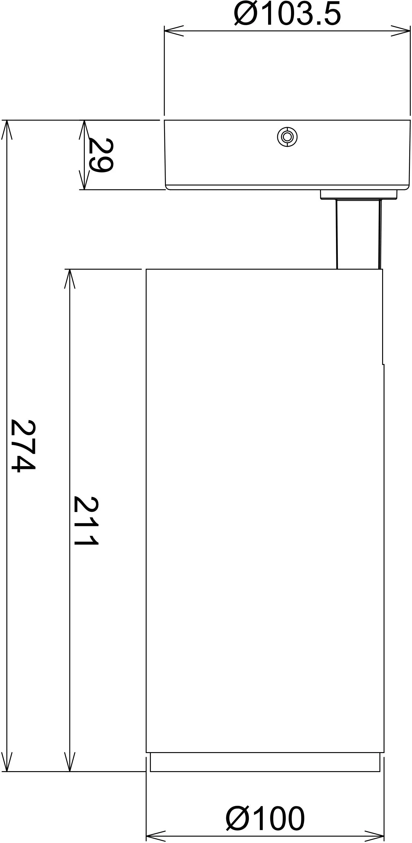LED-Deckenstrahler Lucea 30 Switch 3000K/4000K schwarz