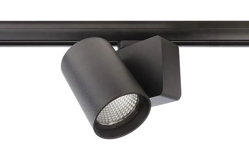 3-Phasen LED-Strahler Nihal Maxi 3000K Ø 8.6cm schwarz