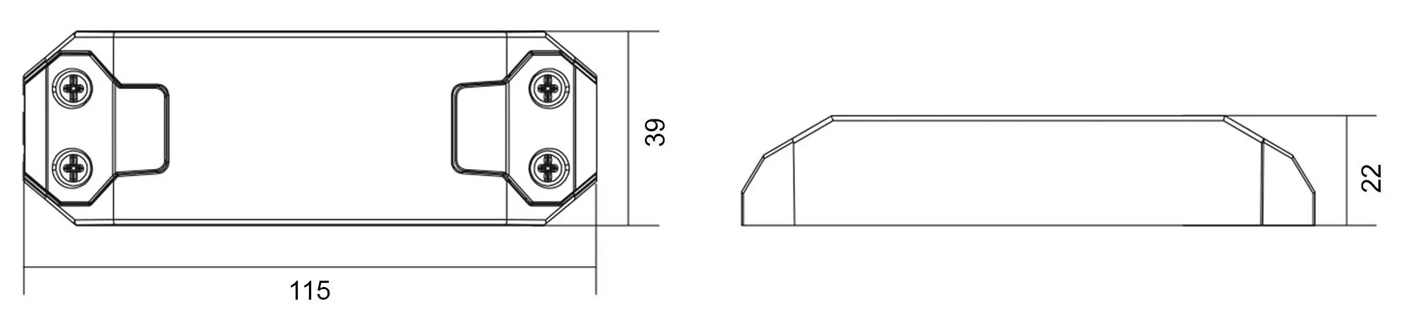 LED-Treiber Basic dimmbar DC/CC 18-35V, 6.3-12W, 350mA