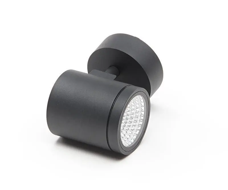 LED-Wandleuchte außen Mobby Rotator Ø 8,4 cm, anthrazit