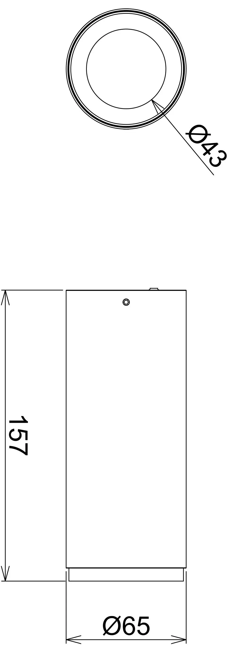 LED-Deckenspot Lucea 10 CCT 10W 3K/4K 1000lm schwarz