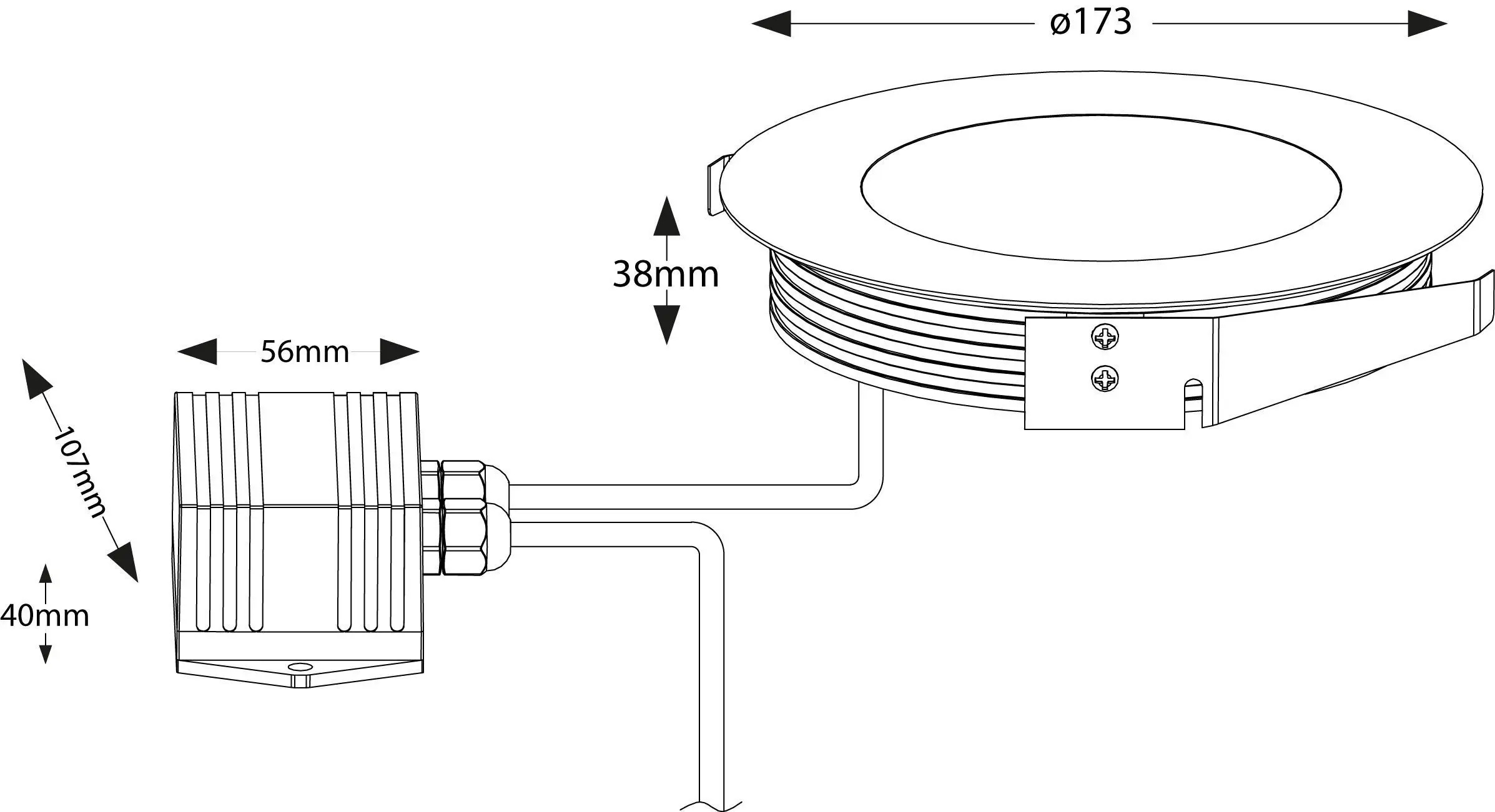 Bodeneinbauleuchte Flat I IP67 LED 12,2W, 3000K, 860lm