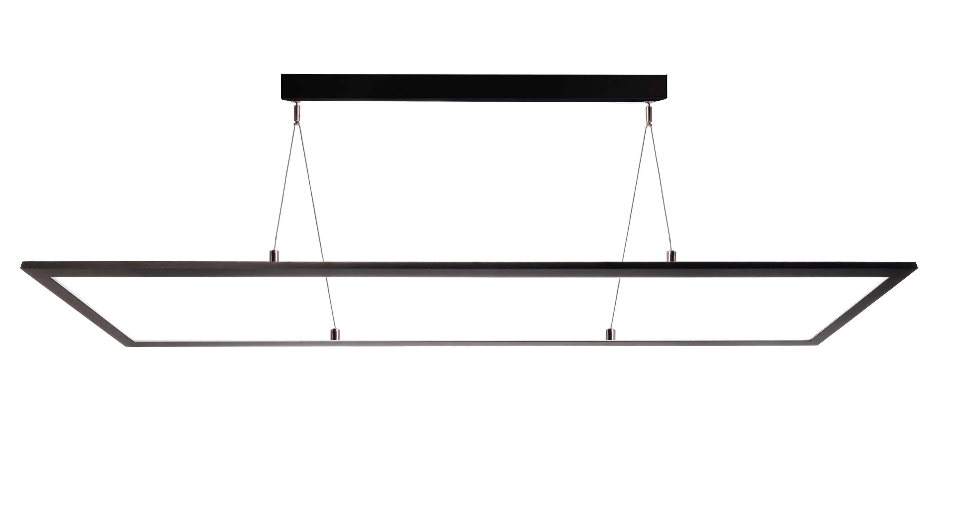 LED-Pendelleuchte Event-Panel RGBWW 63W in schwarz