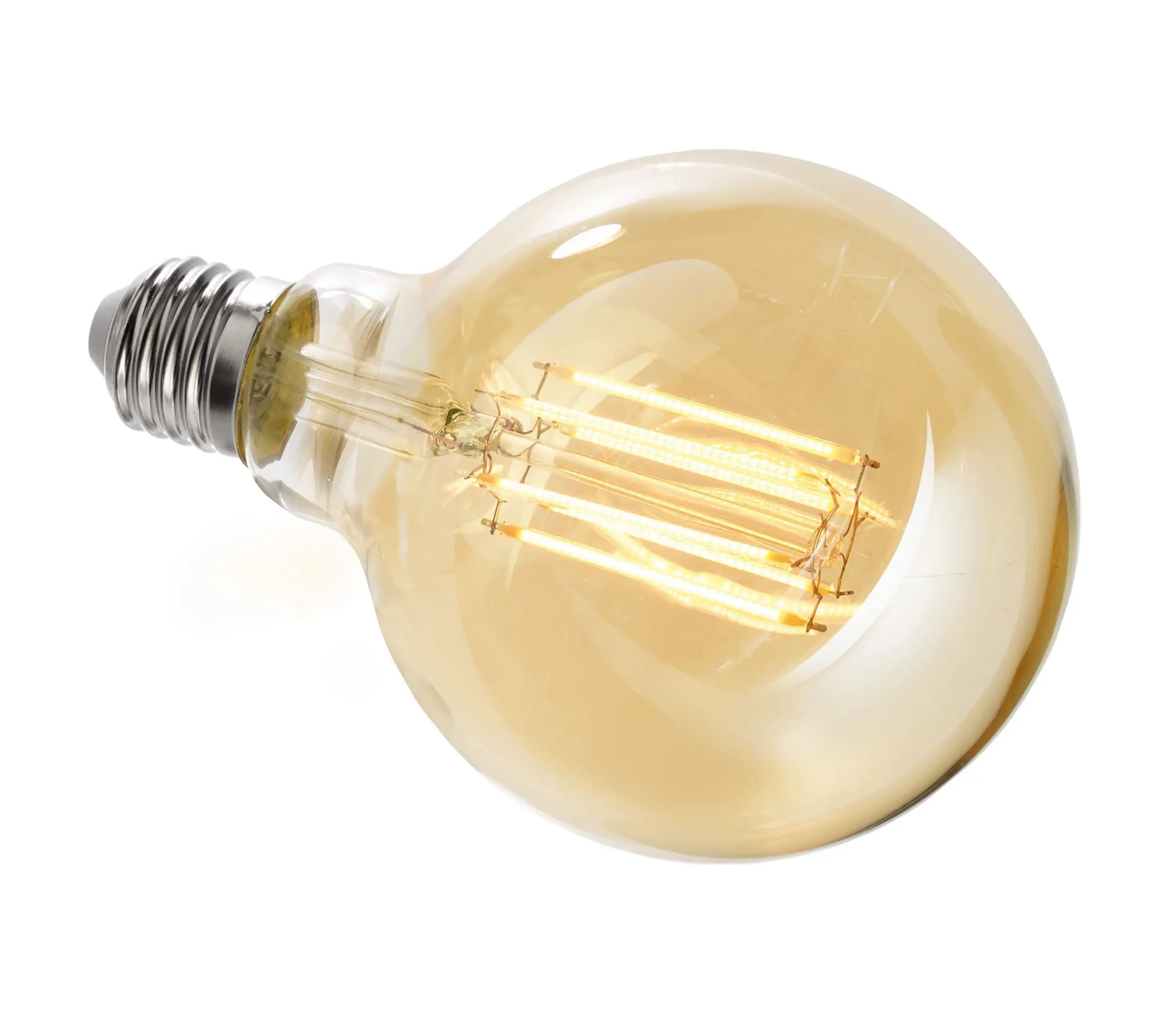 LED-Lampe Filament G95 E27 8,5W, 2200K, 860lm