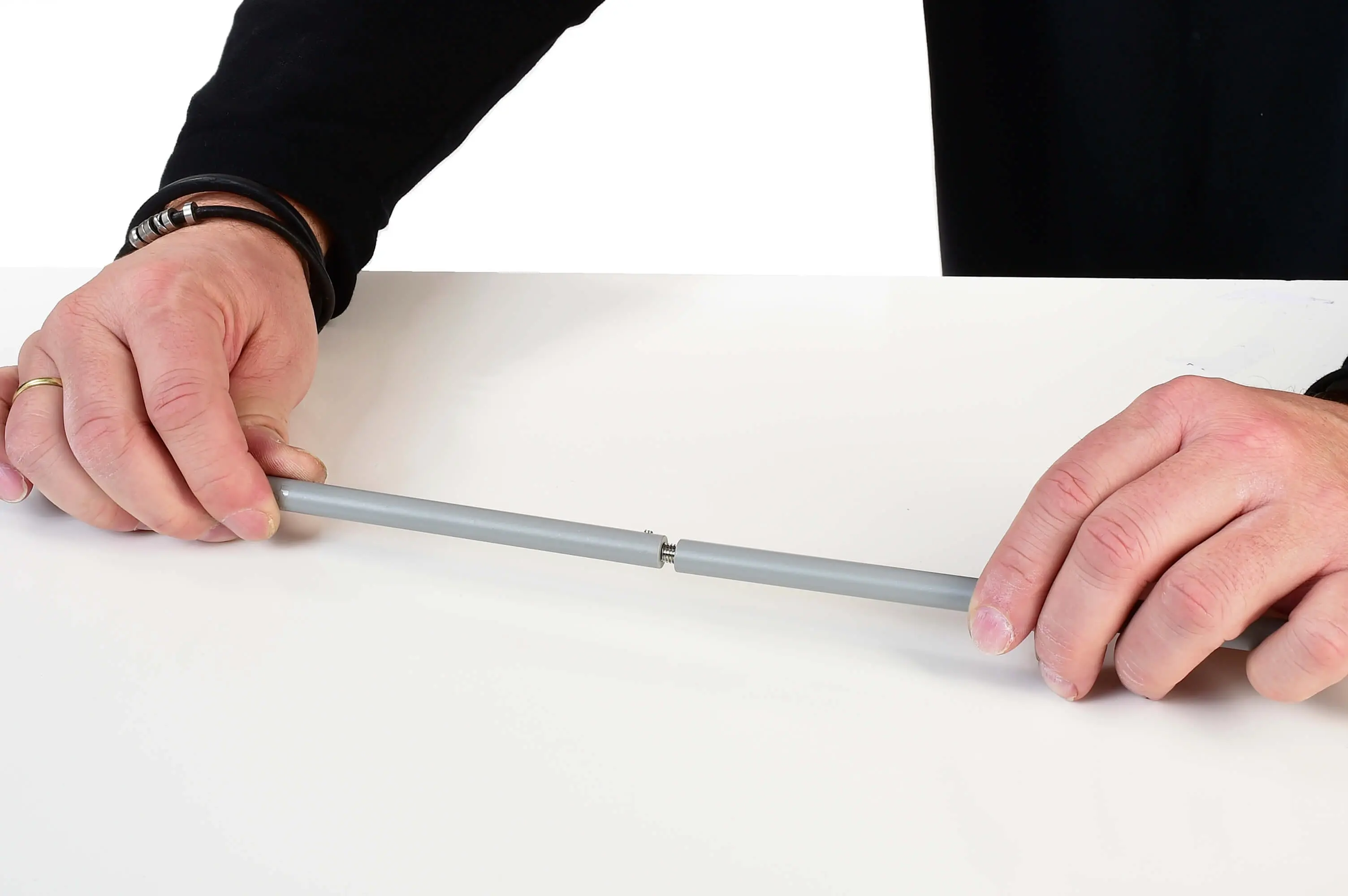 Verlängerung für Deckenabhängung starr D-Line weiß