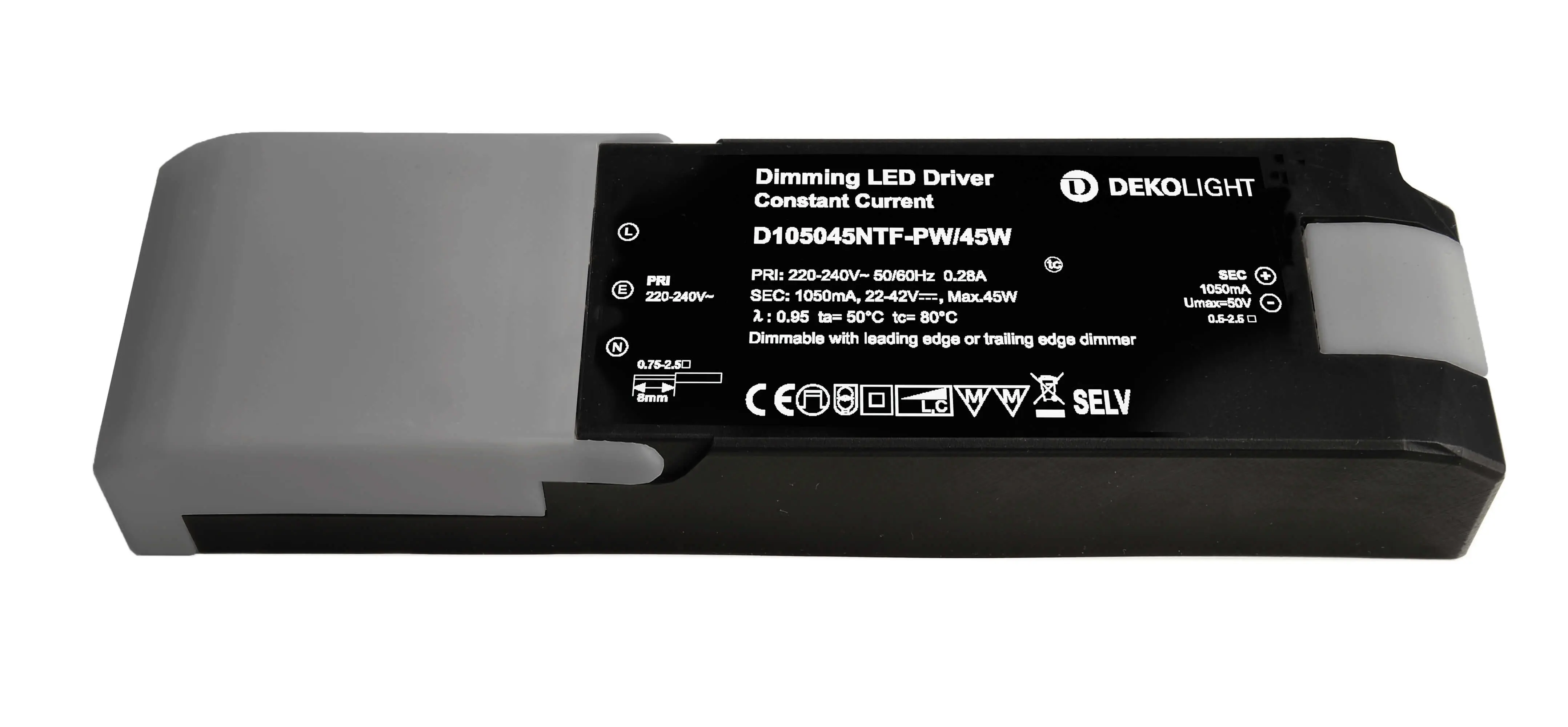 LED-Treiber Quick dimmbar DC/CC 22-43V, 23.1-45W, 1050mA