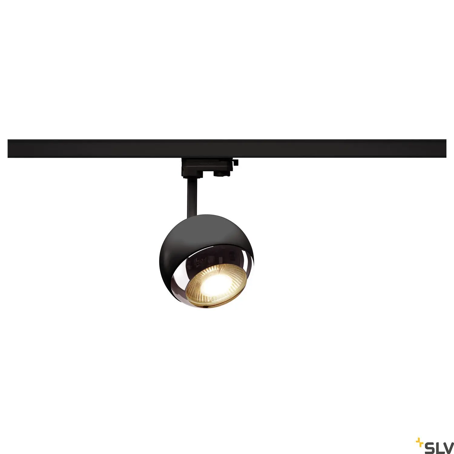 SLV Light Eye 150 Track 3 Phasen Strahler GU10 schwarz chrom