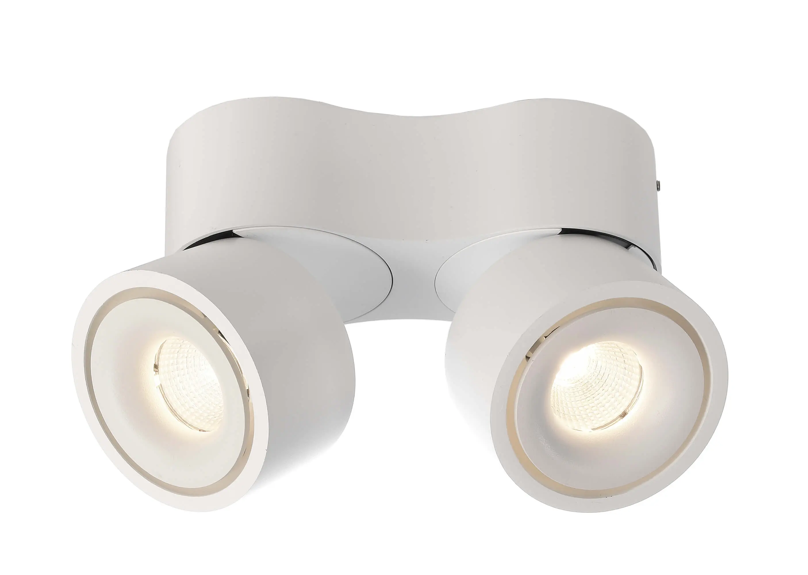 LED-Deckenlampe Uni Double Mini weiß 21W 2700K 1360lm