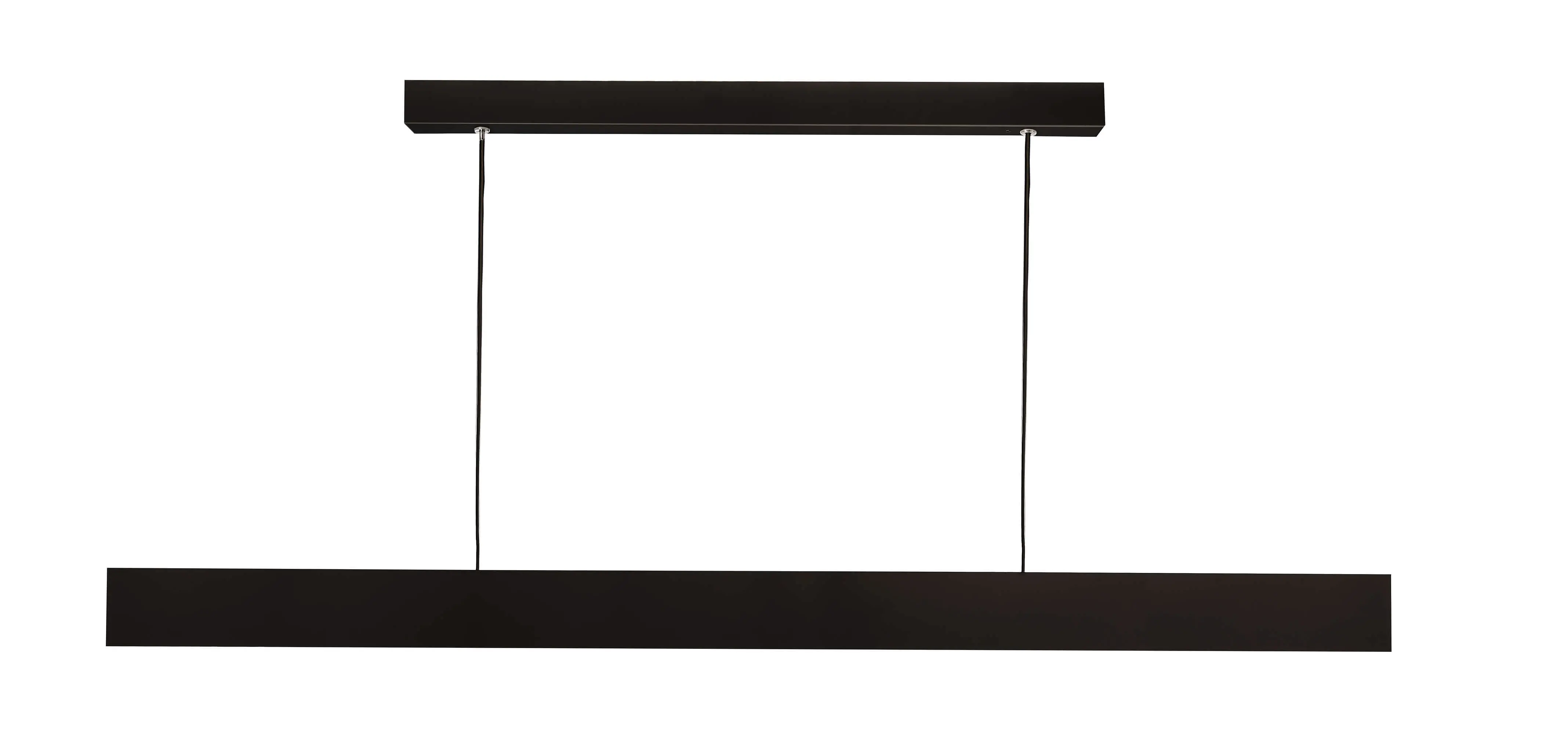 LED-Hängelampe Apollon in schlankem Design schwarz 146.4cm