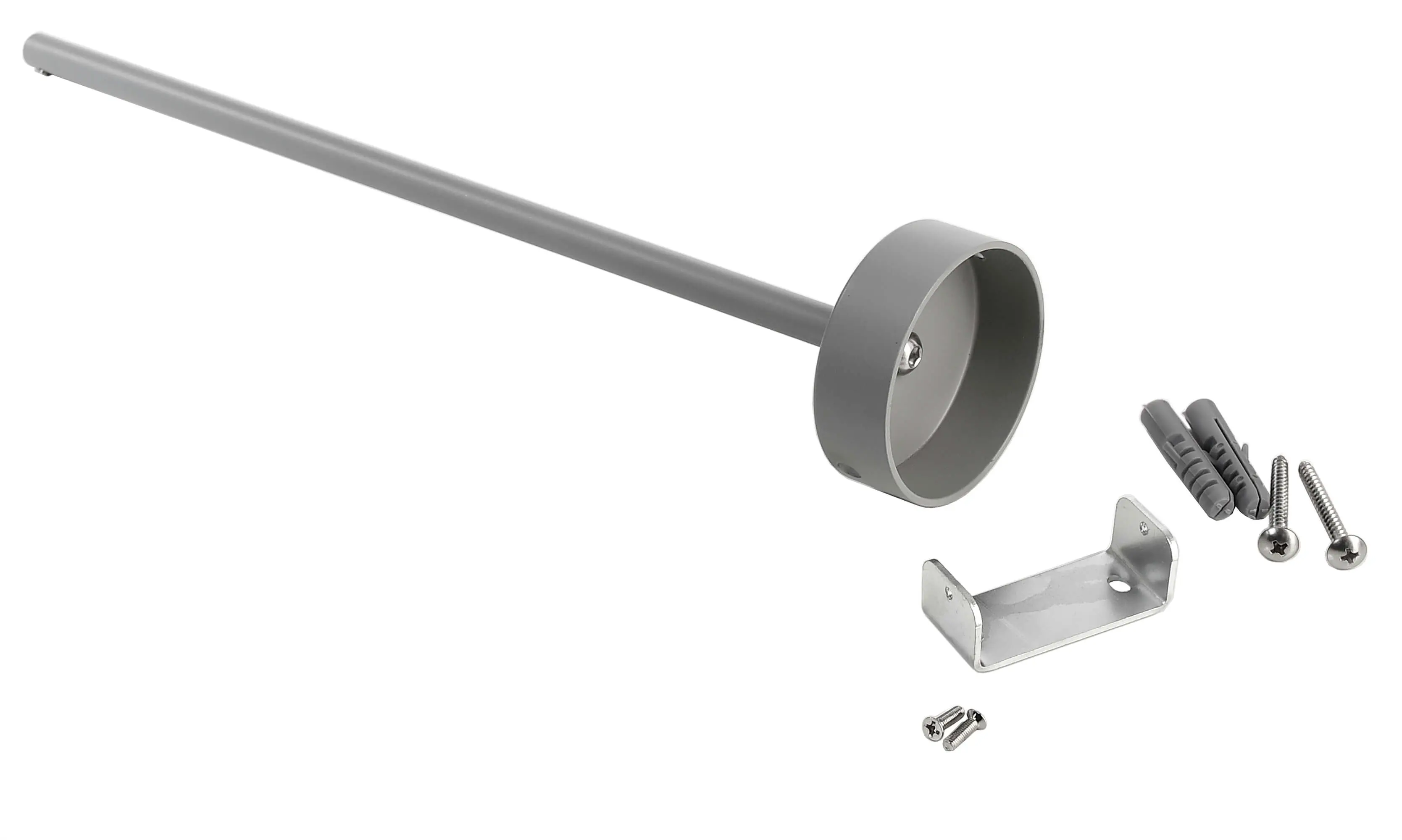 Deckenabhängung starr 3-Phasen Schiene D-Line grau