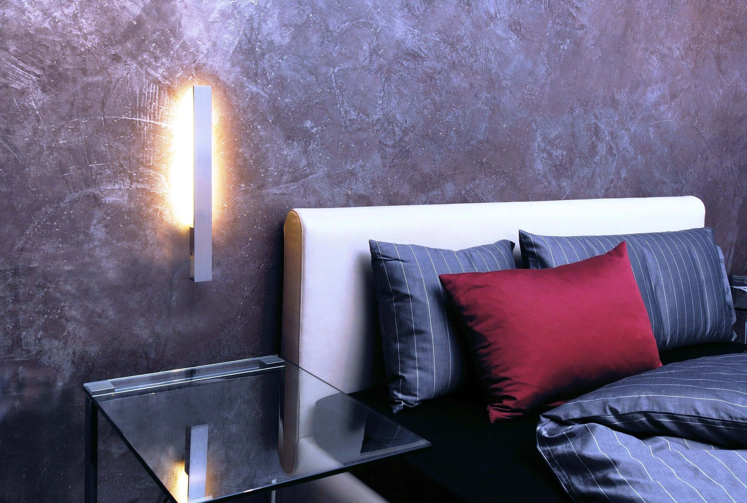 LED-Wandleuchte Parala 425 indirekte Beleuchtung silber