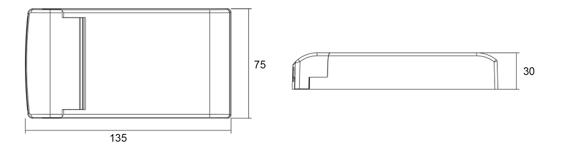 LED-Treiber dimmbar DALI DC/CC 8.75-45W, 350-1050mA