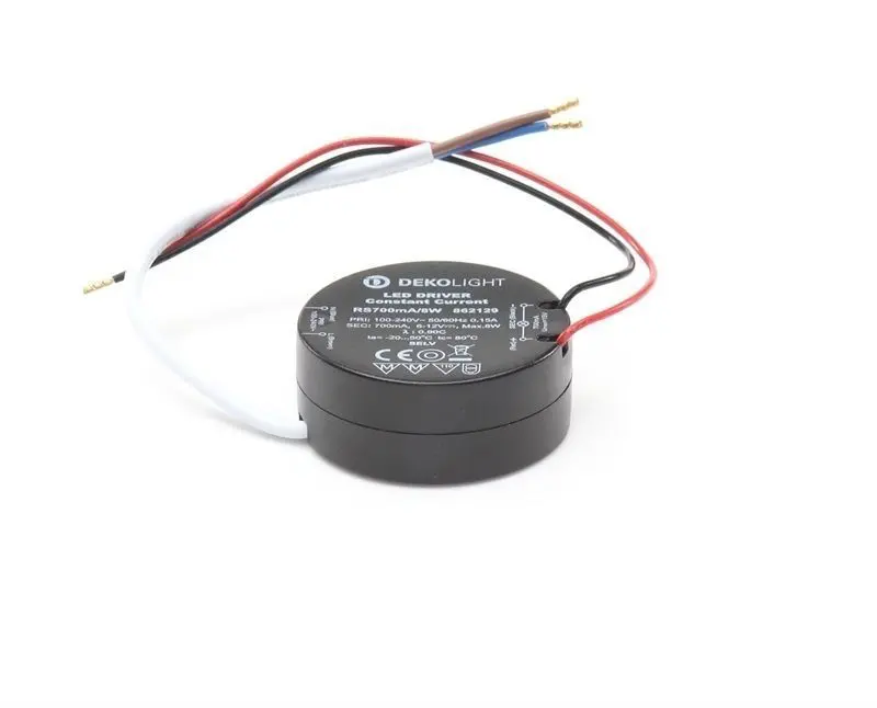 LED-Treiber Netzgerät Round DC/CC 6-12V, 4.2-8W, 700mA
