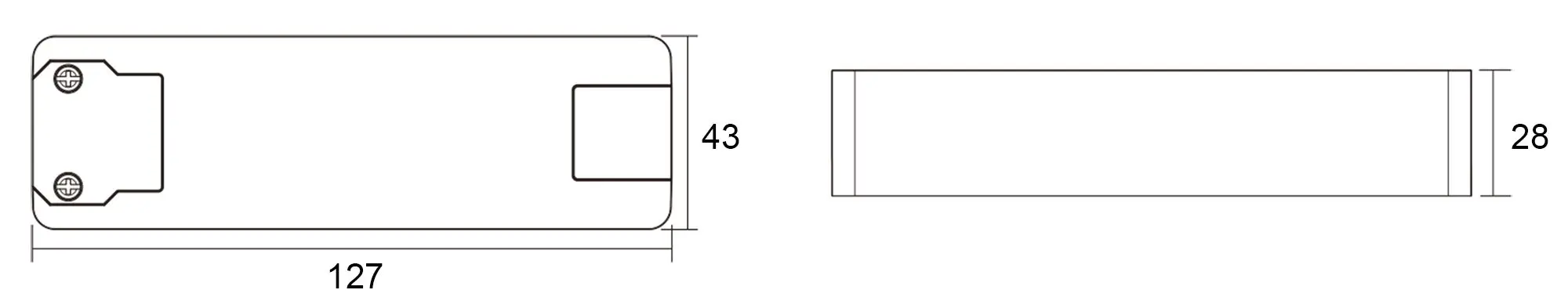 LED-Treiber Netzgerät Basic DC/CC 29-57V, 20.3-40W, 700mA