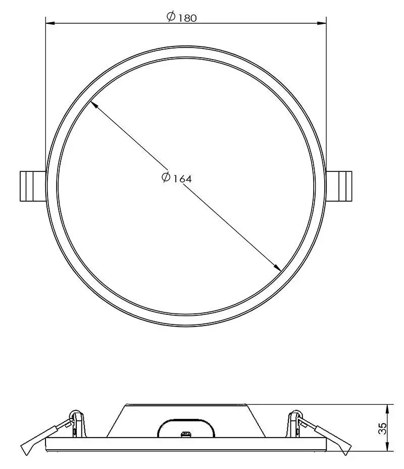 LED-Downlight Alya dimmbar weiß Ø18 12W 2700K 960lm