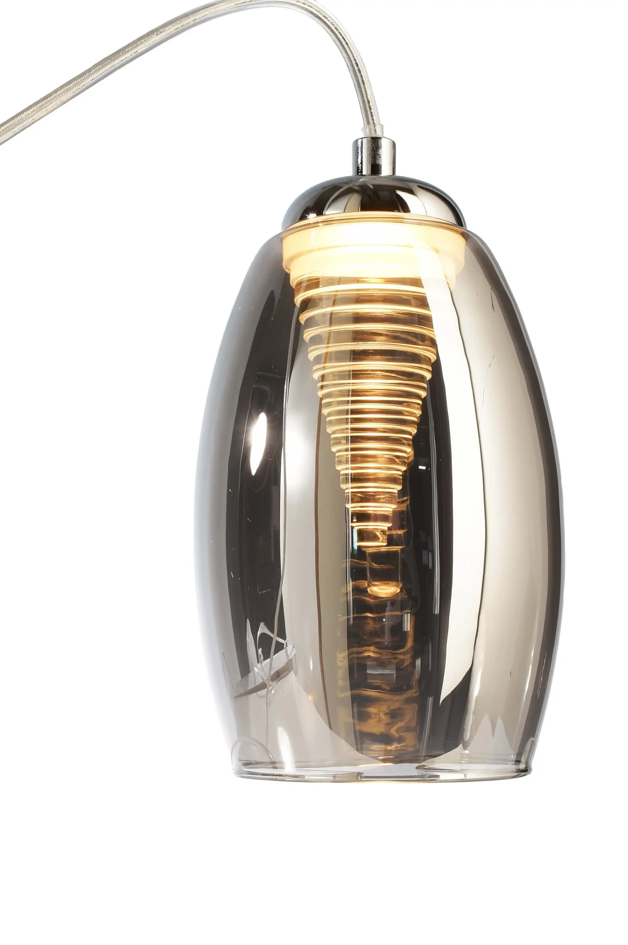 LED-Pendelleuchte Electra Extravagant Glas 3-flammig