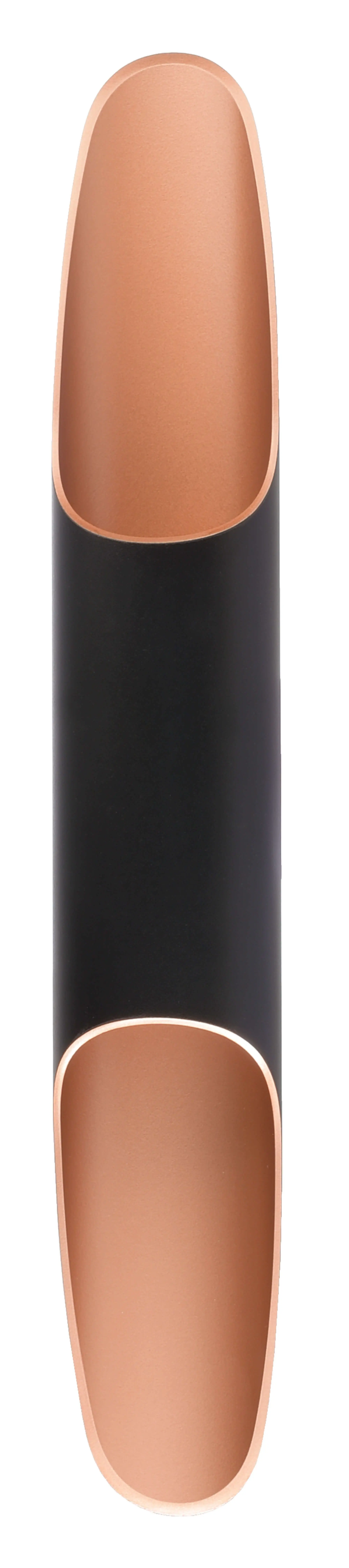 LED-Wandlampe Apodis Up&Down schwarz roségold 50cm