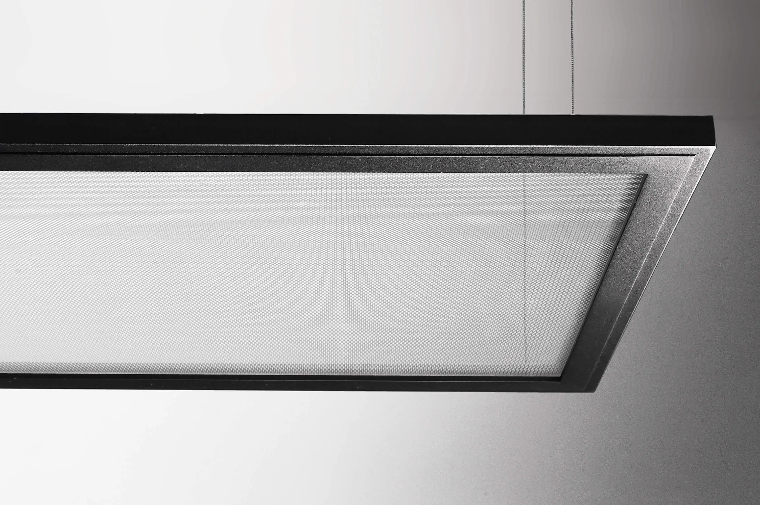 LED-Pendelleuchte Event-Panel RGBWW 63W in schwarz