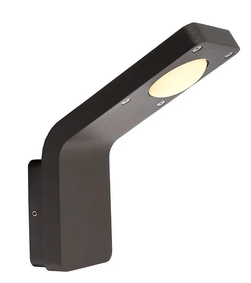 LED-Außenwandlampe Gruis II Akzento Wide in anthrazit