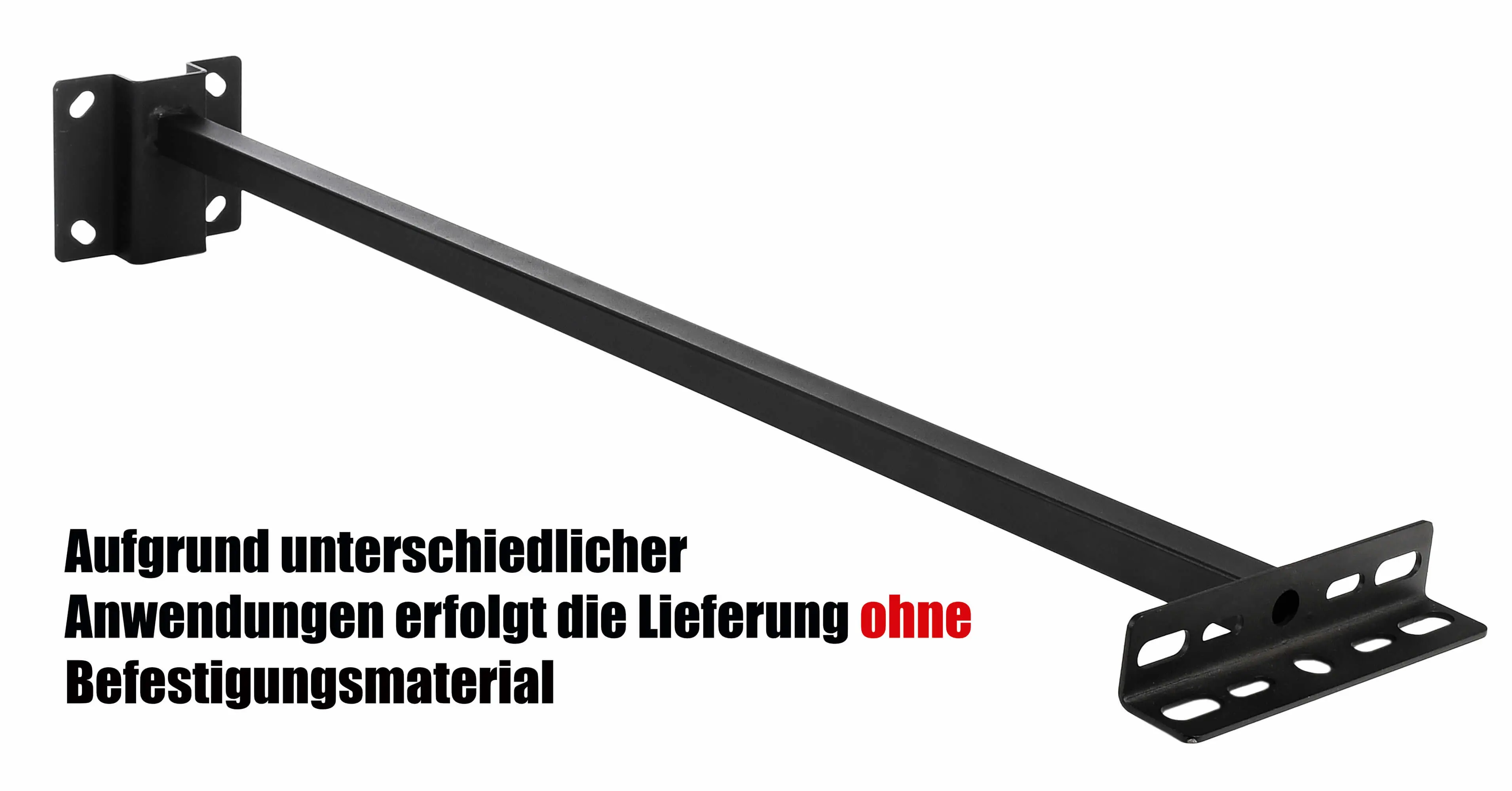 Wandausleger für Fluter, Außenstrahler, anthrazit, 80cm