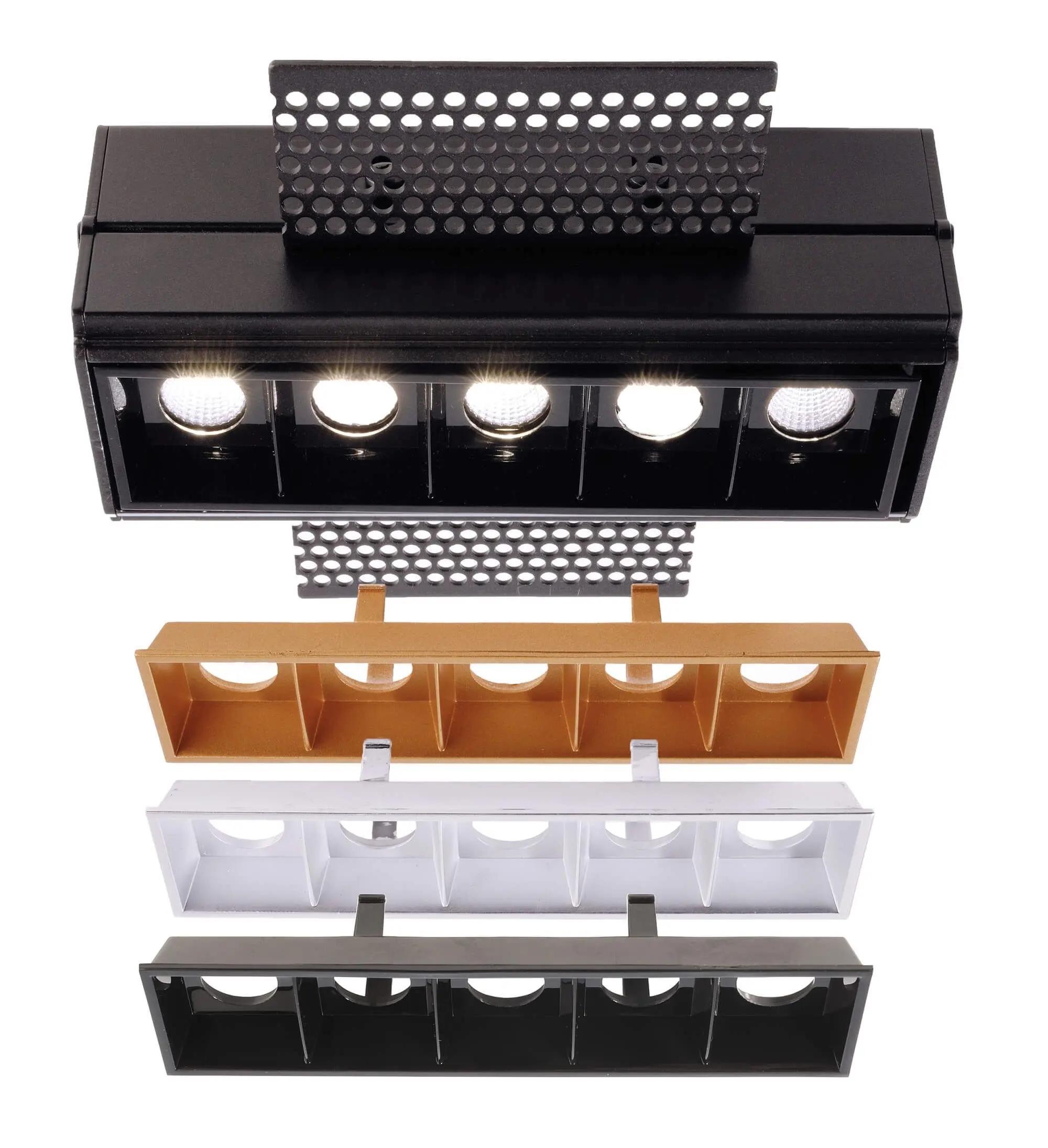 LED-Einbauleuchte Ceti 5 Hide versch. Reflektoren 10W