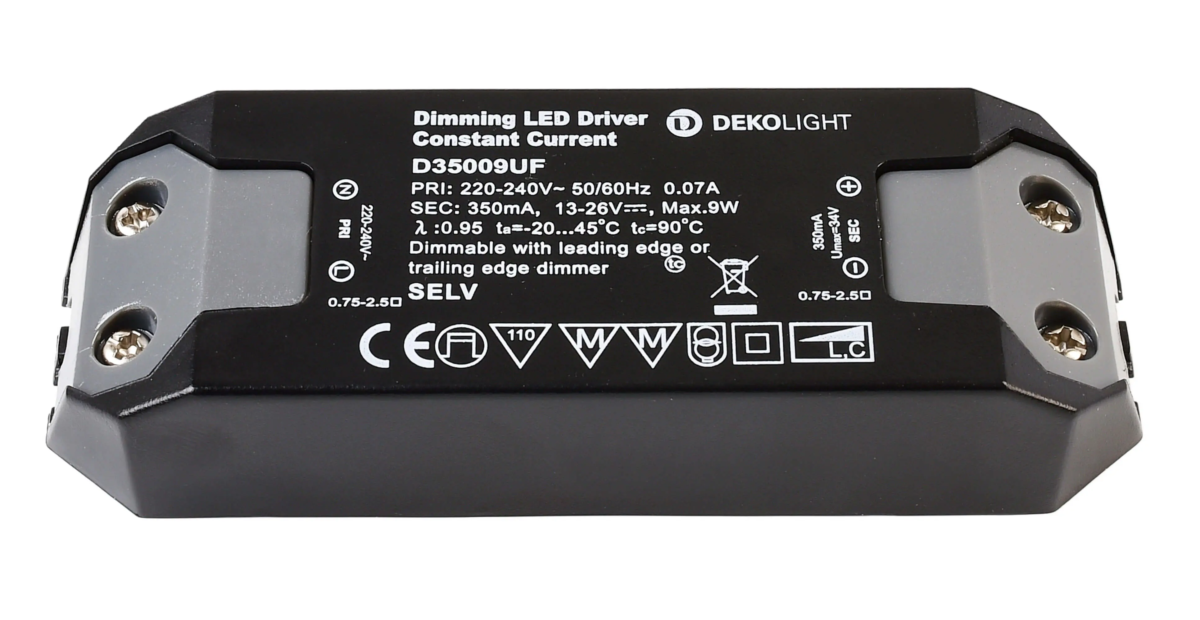 LED-Treiber Basic DIM CC 11-26V DC 3,9-9W, 350mA
