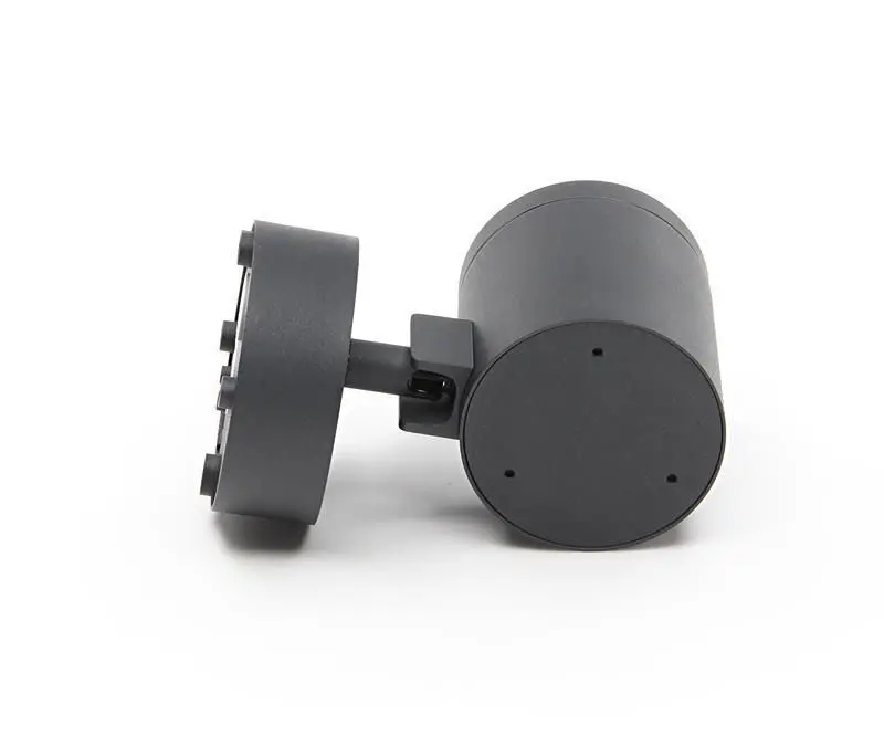 LED-Wandleuchte außen Mobby Rotator Ø 8,4 cm, anthrazit