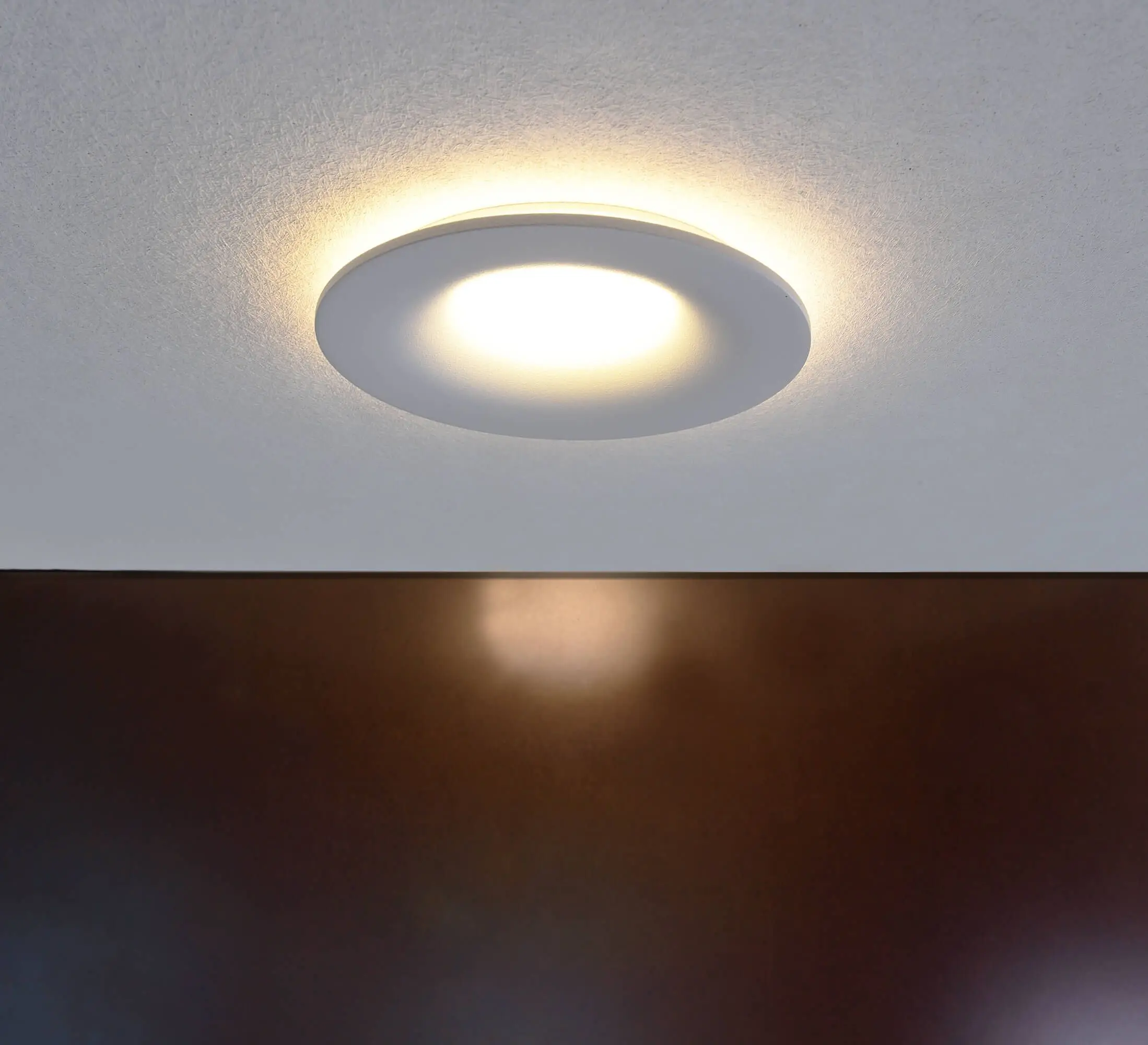 LED-Deckeneinbauleuchte Twist Back-Light 3000K Ø 11cm