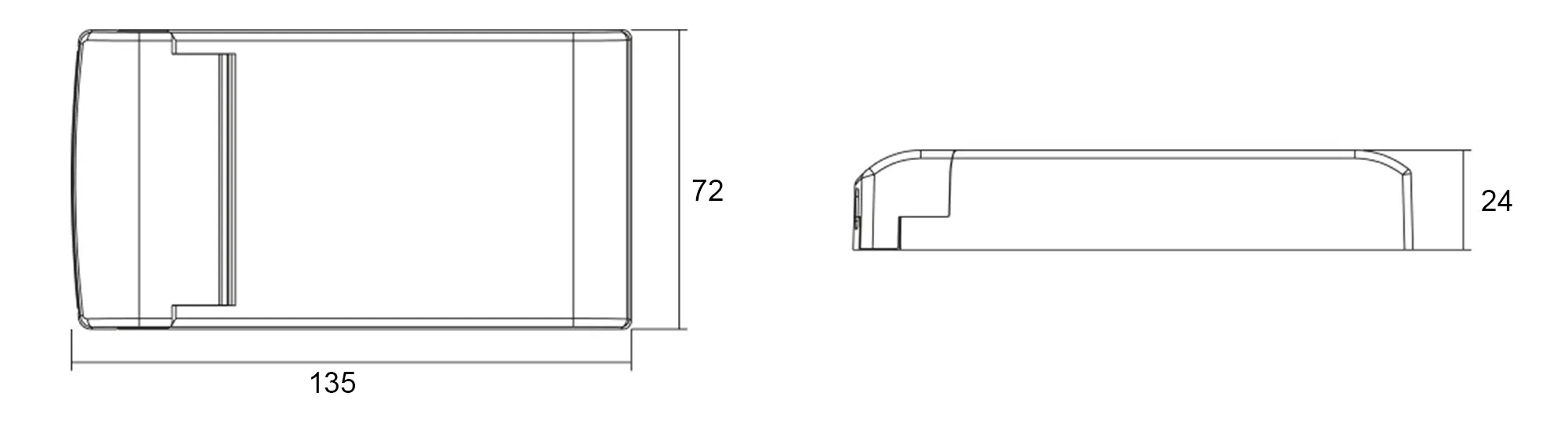 LED-Treiber dimmbar DALI DC/CC 14.7-45W, 1050-1600mA