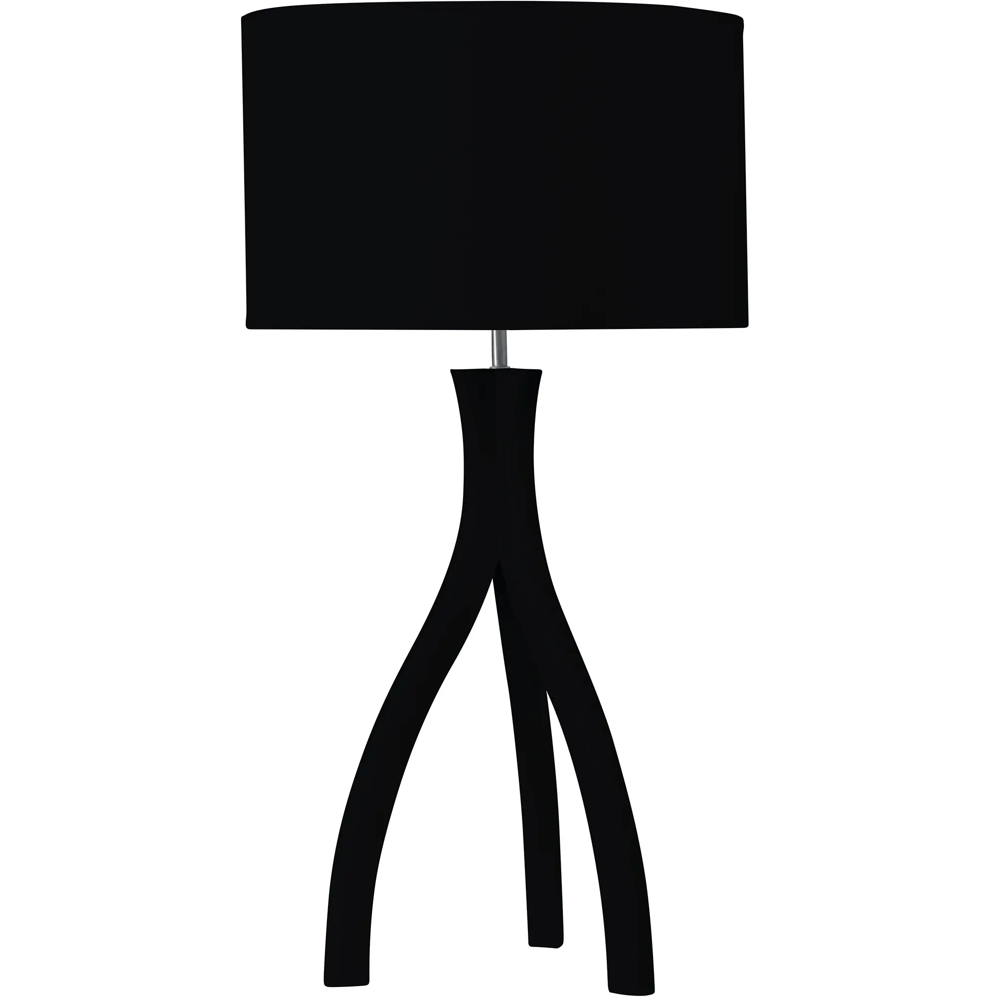 Holz-Tischlampe Skandinavia aus Esche in schwarz